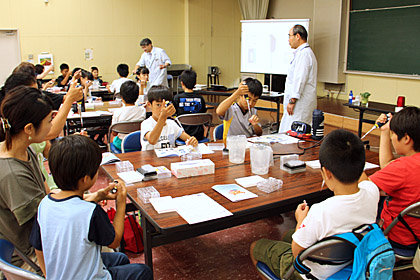 山武市成東中央公民館「夏休み小中学生講座」