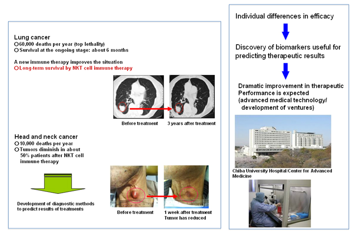 Subproject 2: Search for biomarkers useful for predicting therapeutic efficacy for cancer immunotherapy